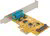 Delock - PCI Express Kártya > 1 x soros portal feszültségellátással, ESD védelemmel - 90293