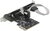 Delock - PCI Express x1 Kártya > 2 x RS-232 soros csatlakozó - 90001