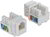Delock - Keystone modul, RJ12-aljzat > LSA Cat.3 UTP, fehér - 86498