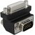 Delock - Adapter DVI 24+5 tűs anya > VGA 15 tűs apa 90°-os szögben - 65425