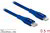 Delock - Adat- és töltőkábel USB Type-C™ - Lightning™ iPhone™, iPad™ és iPod™ készülékhez kék 0,5 m MFi - 85415