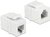 DELOCK - Keystone Module RJ12 female > RJ12 female Cat.3 white - 86380