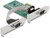 DELOCK - PCI Express x1-kártya > 2 x Soros RS-232 - 89555