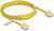 Delock - RJ45 hálózati kábel Cat.6 UTP ultravékony 2 m sárga rövid csatlakoztatókkal - 80912