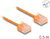 Delock - RJ45 hálózati kábel Cat.6 UTP ultravékony 0,5 m narancssárga rövid csatlakoztatókkal - 80854