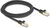 Delock - RJ45 hálózati kábel fonott borítással Cat.6A S/FTP apa - apa 2 m fekete - 80318