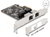 Delock - PCI Express x1 kártya - 2 x RJ45 Gigabit LAN - 88615