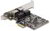 Delock - PCI Express x1 kártya - 2 x RJ45 Gigabit LAN - 88615