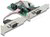 Delock - PCI Express x1 kártya - 2 x soros RS-232 csatlakozó - 90007