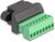 Delock - RJ45 anya - Terminal Block Adapter beszereléshez 8 tűs 2-részes - 66589