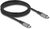Delock - USB 40 Gbps kábel USB Type-C dugó - dugó PD 3.1 240 W E-Marker 2 m szürke fém - 81192