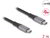 Delock - USB 40 Gbps kábel USB Type-C dugó - dugó PD 3.1 240 W E-Marker 2 m szürke fém - 81192
