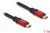 Delock - USB 2.0 kábel USB Type-C apa - apa PD 3.1 240 W E-Marker 1 m piros fém - 80050