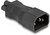 Delock - Tápadapter IEC 60320 - C14 - C5, apa / anya, 2,5 A, egyenes - 80468