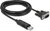 Delock - USB 2.0 soros RS-232 adapterhez kompakt soros konnektor házzal 1,8 m - 66282