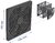 Delock - Ventilátor rács porszűrővel 120 x 120 mm fekete - 67313