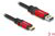 Delock - USB 10 Gbps kábel USB A-típusú apa - USB C™ apa 3 m piros fém - 80619