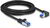 Delock - RJ45 hálózati kábel Cat.6A S/FTP egyenes / jobbra hajló 3 m fekete - 80224