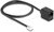 Delock - Telefonkábel RJ11 apa - RJ45 anya, fekete, 1 m - 88092