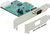 Delock - PCI Express x1 kártya - 1 x soros RS-232 nagy sebességű 921K csatlakozó tápegységgel - 89333