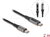 Delock - USB 2.0 adat- és gyorstöltő kábel USB Type-C™ apa - apa PD 3.0 100 W teljesítményjelzővel 2 m - 86809