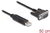 Delock - USB 2.0 - soros RS-232 adapter D-Sub 9 dugók kompakt csatlakozóházzal 50 cm FTDI - 66461