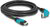 Delock - High Speed HDMI kábel egyenes csatlakozódugóval - csatlakozódugóval 90° ívelt lefelé 48 Gbps 8K 60 Hz 3 m - 86993