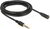 Delock - 3,5 mm-es 4 tűs jack hosszabbító kábel, apa-nő, 3 m, fekete - 85633