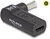 Delock - Laptop töltőkábel adapter USB Type-C anya - Samsung 5,5 x 3,0 mm apa 90 fokban hajlított - 60013