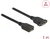 Delock - DisplayPort 1.2 kábel csatlakozóhüvellyel - csatlakozóhüvellyel panelrögzítés 4K 60 Hz 1 m - 87100