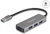 Delock - 4 portos USB 3.2 Gen 1 hub USB Type-A csatlakozóval USB Type-A portok az oldalán - 63171