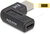 Delock - Laptop töltőkábel adapter USB Type-C anya - Lenovo 11,0 x 4,5 mm apa 90 fokban hajlított - 60003