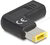 Delock - Laptop töltőkábel adapter USB Type-C anya - Lenovo 11,0 x 4,5 mm apa 90 fokban hajlított - 60003