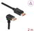 Delock - DisplayPort kábel egyenes csatlakozódugóval - csatlakozódugóval 90 ívelt lefelé 8K 60 Hz 2 m - 87051