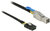 Delock - Kábel Mini SAS HD SFF-8644 > Mini SAS SFF-8087, 1 m - 83616