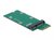 Delock - Adapter M.2 kulcs B+M - Mini PCIe csatlakozási felület (PCIe / USB) - 64103