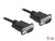 Delock - Sub-D9-es, RS-232 soros kábel, apa-apa, 5 m - 86576