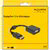 Delock - Adapter DisplayPort 1.2-dugós csatlakozó-VGA-csatlakozóhüvely passzív fekete - 61006