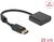 DELOCK - Átalakító DisplayPort 1.2 male > HDMI female 4K aktív fekete - 63585
