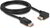 Delock - DisplayPort kábel egyenes csatlakozódugóval - balra néző csatlakozódugóval 8K 60 Hz 2 m - 87046