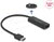 Delock - Adapter HDMI-A-dugós csatlakozó - DisplayPort-csatlakozóhüvely 4K 60 Hz - 63206