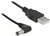 Delock - USB tápkábel DC 5,5 x 2,5 mm-es 90 -os apára 1,5 m - 85588