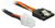 Delock - P4 kábel apa > SATA 15 tus anya 20 cm - 85519
