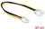 Delock - P4 apa Molex 4 tűs apa, 30 cm-es hálózati kábel - 65611