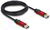 Delock - USB 3.0-A apa / apa kábel, 2 m prémium kábel - 82745