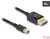 Delock - Mini DisplayPort à DisplayPort-kábel 8K 60 Hz 1 m DP 8K tanúsítvánnyal - 84927