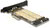 Delock - PCI Express x4 kártya > 1 x belső M.2 B-kulcs + 1 x belső NVMe M.2 M-kulcs - alacsony profilú - 89630