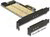 Delock - PCI Express x4 kártya > 1 x belső M.2 B-kulcs + 1 x belső NVMe M.2 M-kulcs - alacsony profilú - 89630