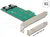 Delock - PCI Express kártya > 2 x belső M.2 Key B 110 mm - Alacsony profilú - 89473