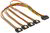 Delock - 15 pin-es SATA kábel > 15 pin-es SATA tápcsatlakozó kimeneti 4 x egyenes 50 cm - 60158